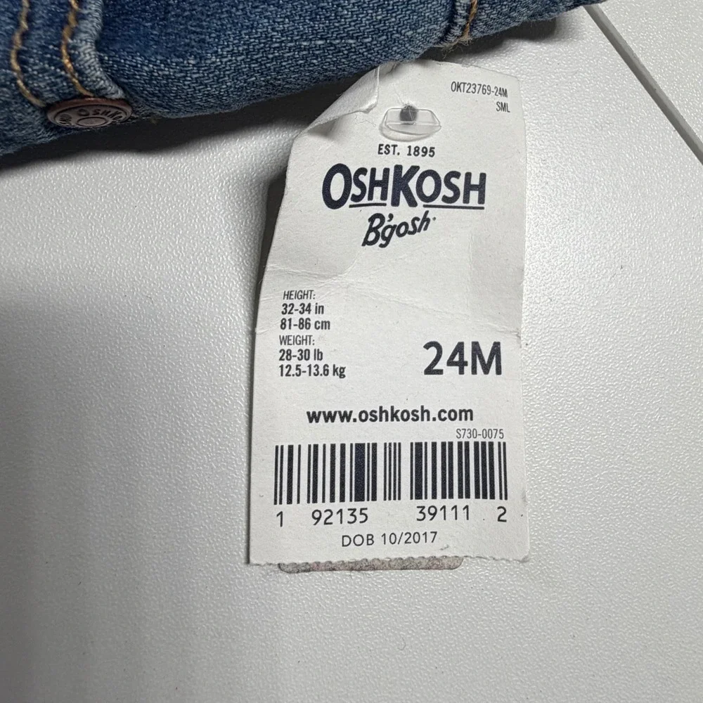 OshKosh B'gosh & Polo Ralph Lauren Jeans Girls 24M Blue Denim Bundle